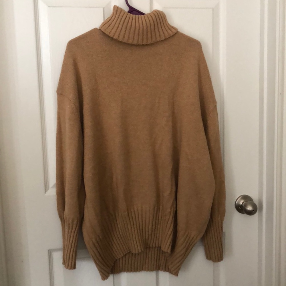 Nude Turtleneck Sweater